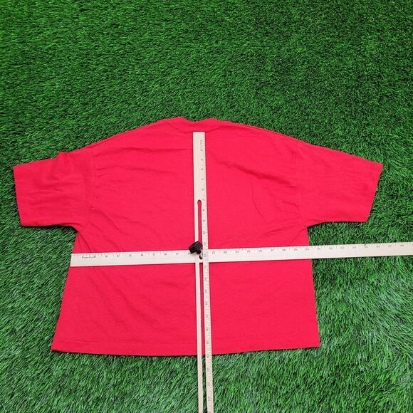 Vintage USMC Marine-Corps Shirt Womens L 20x20 Boxy Cropped - Picture 3 of 12